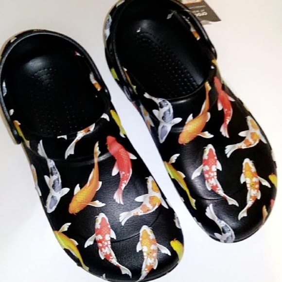 crocs koi fish